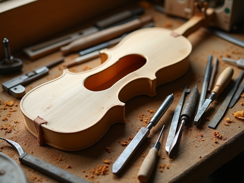 Restauration d'un violon ancien